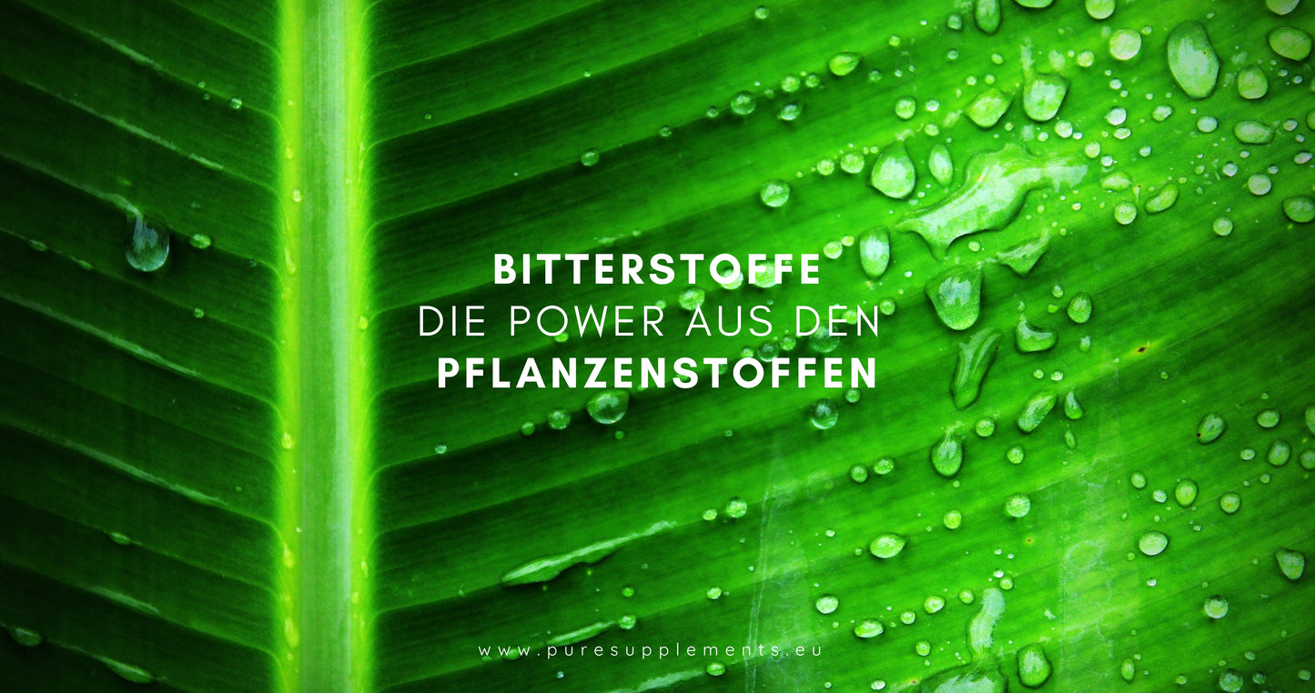 BITTERSTOFFE - DIE POWER AUS DEN PFLANZENSTOFFEN