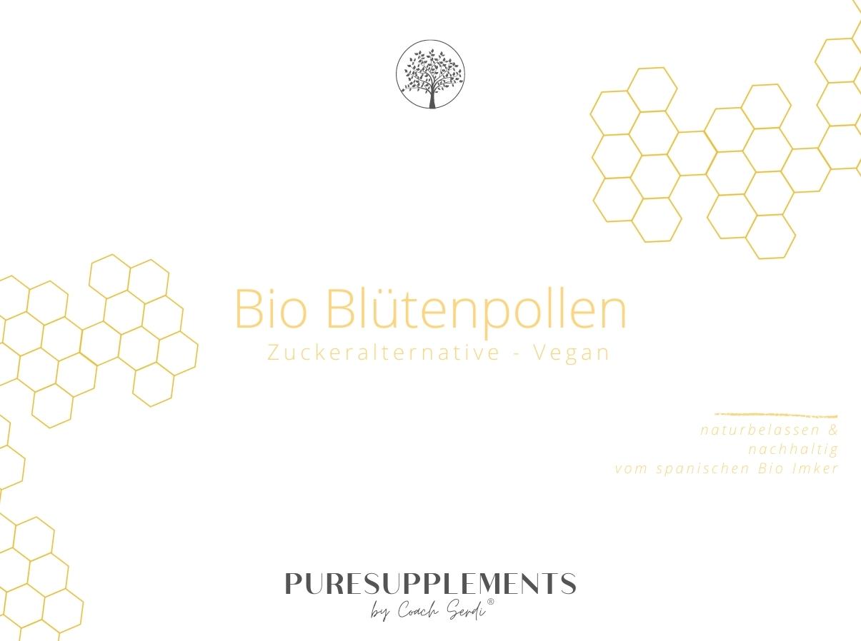 Bio Blütenpollen Rohkost aus Spitzenanbau Spanien (Bio Imkerei, Zuckeralternative, Vegan, 200g)