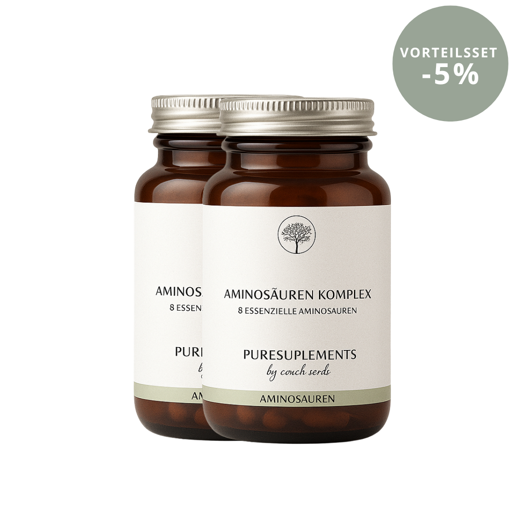 Premium MAP 8-Amino-Komplex aus pflanzlicher Fermentation (8 Aminosäure, 100% pflanzlich, 150 Presslinge, GMO-Free))