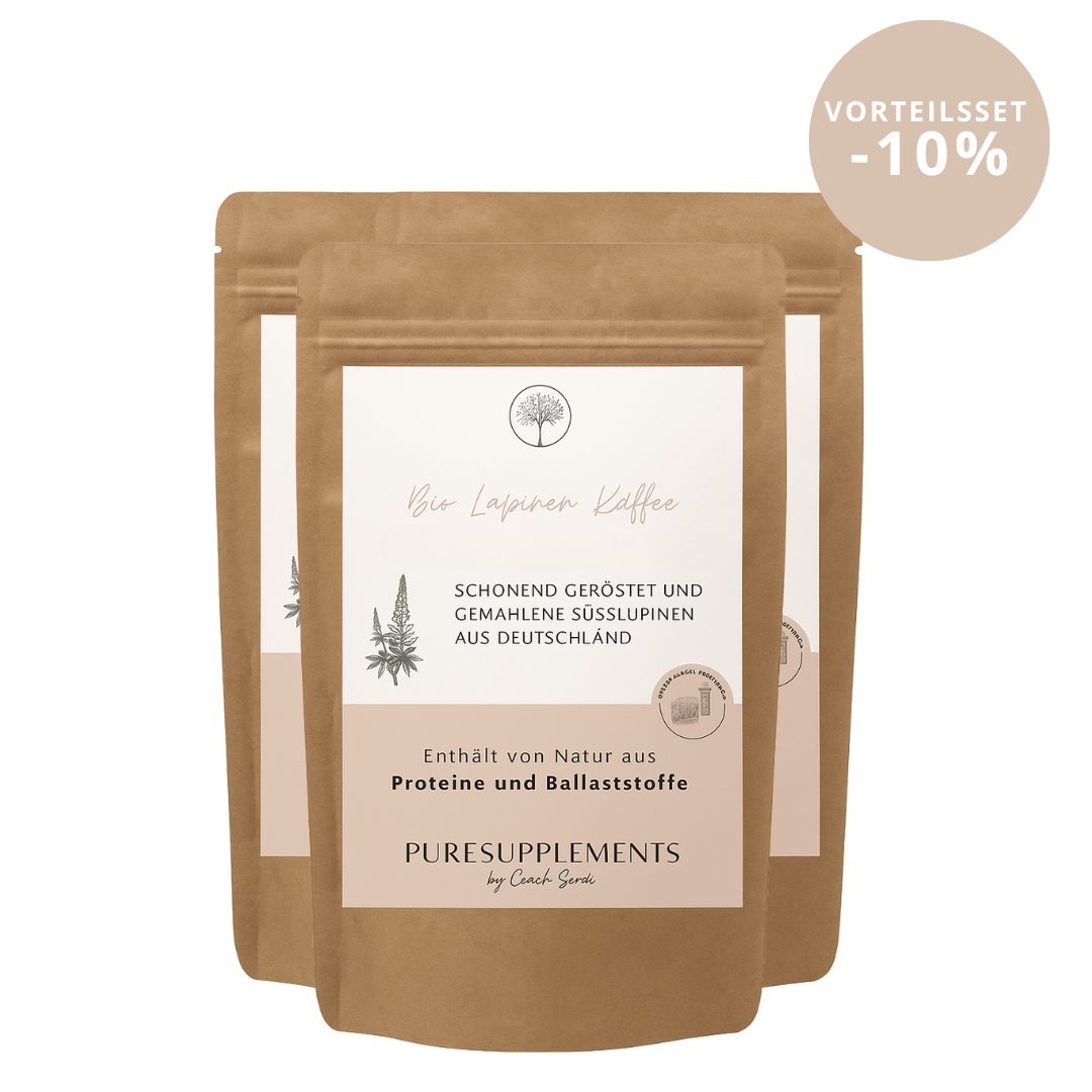Bio Süßlupinen-Kaffee 250g - ohne Koffein und Kaffeesäure (Lupine geröstet & gemahlen)