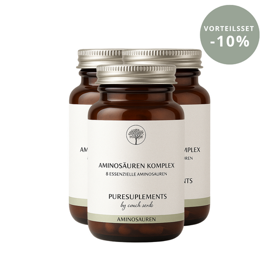 Premium MAP 8-Amino-Komplex aus pflanzlicher Fermentation (8 Aminosäure, 100% pflanzlich, 150 Presslinge, GMO-Free))