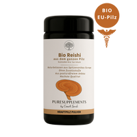 Bio Reishi Pilz Ganoderma lucidum Pulver | EU-Anbau | Mironglas | 80 g