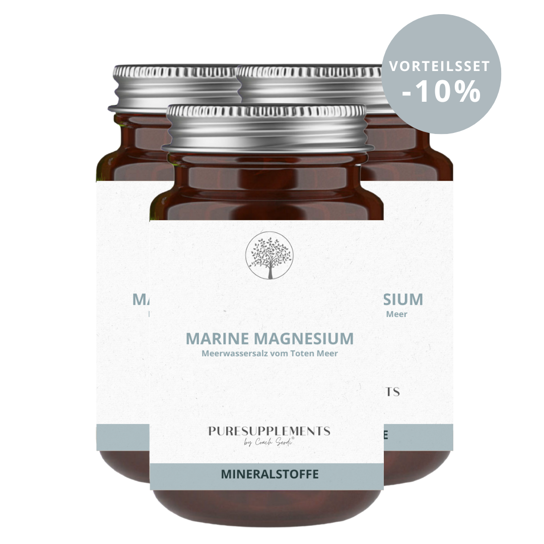 Premium Marine Magnesium Simag™ aus Meerwasserquelle (Hohe Bioverfügbarkeit, Naturquelle, 0% Synthetisch)