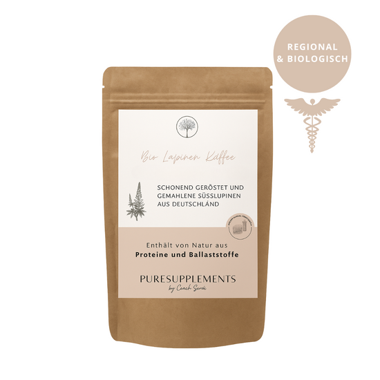 Bio Süßlupinen-Kaffee 250g - ohne Koffein und Kaffeesäure (Lupine geröstet & gemahlen)