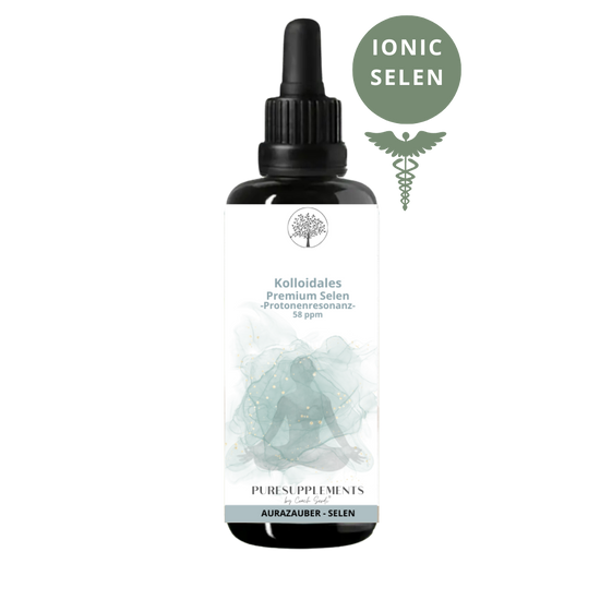 Kolloidales Ionic Selen 58 ppm - Protonenresonanz  (20ml, Bidestillat, Mironglas + Sprühkopf)