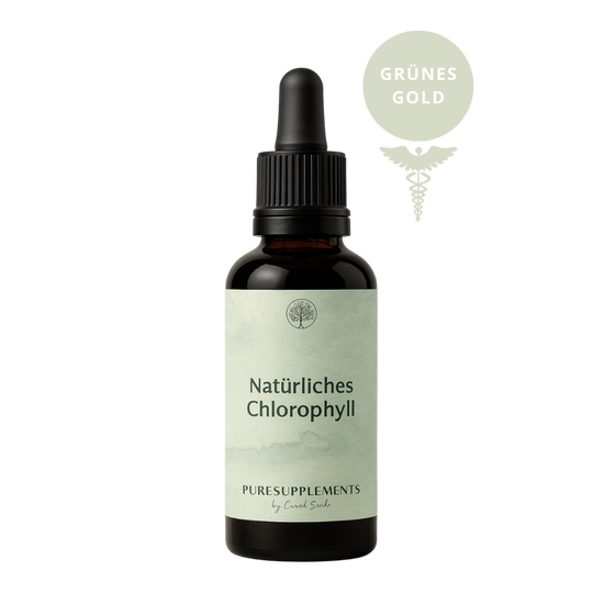 Natürliches Chlorophyll aus 100% Alfalfa Extrakt (50ml, Mironglas, Hexagonal hochenergetisiert)