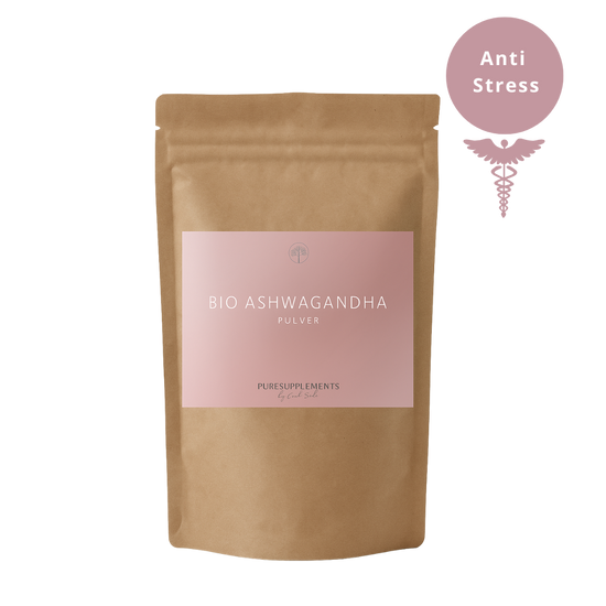 Premium Bio Ashwagandha Pulver (Rohkost, Wildsammlung, 100g)