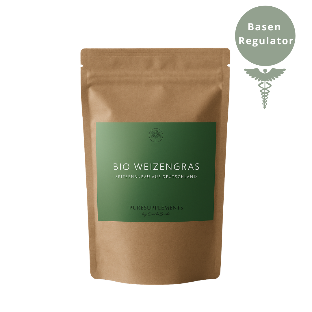 Premium Bio Weizengras Pulver aus Spitzenanbau Deutschland 100g