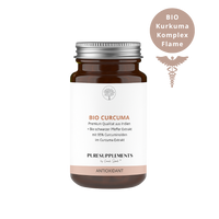 Premium Bio Curcumin Komplex Flame (Bio Vollspektrum Komplex:  Bio Curcuma Extrakt und Bio Kurkuma Pulver mit Bio schwarzer Pfeffer Extrakt, 95% hoher Anteil an Curcuminoide, 90 Kapseln)