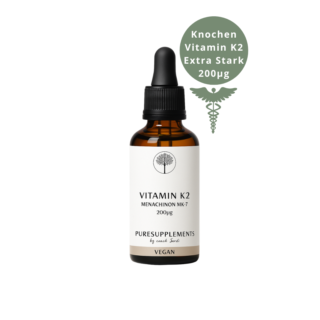 Puresupplements Vitamin K2 Menachinon MK7  200µg Extra Stark