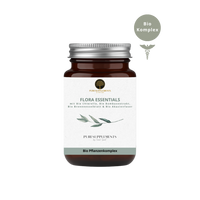 Flora Essentials 4 – Bio Chlorella, Bio Bambusextrakt, Bio Brennnesselblatt & Bio Akazienfaser (XL Pack, 75% Silizium, 240 Kapseln)