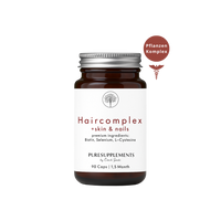 Unisex Haar Komplex | mit Amino L-Methionin & L-Cystein (NAC) | Selen | Zink | Eisen | Kupfer | Silizium | MSM | Vitamin C | Biotin | 90 Kapseln